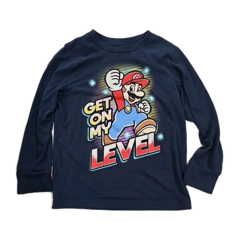 Super Mario Bros Boys Shirt XS